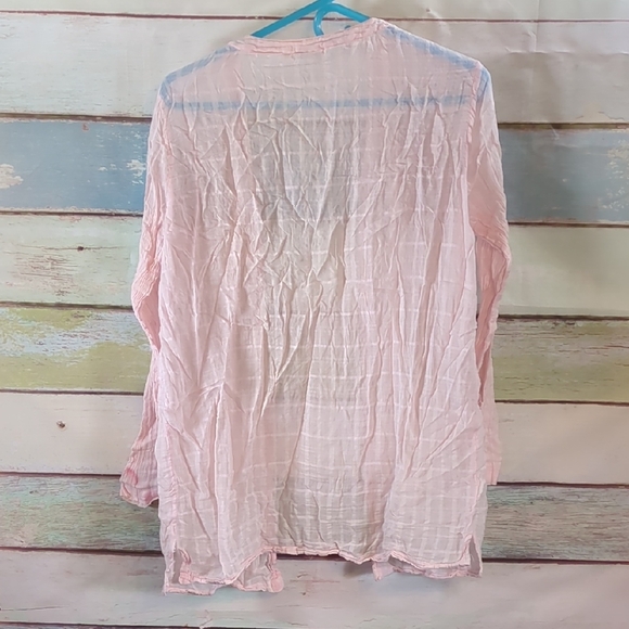 Anokhi Light Pink Sheer Cardigan - Picture 4 of 4